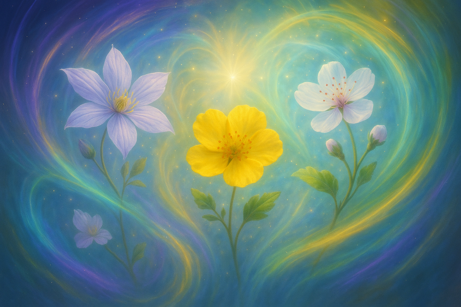 Bachblüten, Heilfarben, Energie